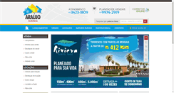 Desktop Screenshot of imobiliariaaraujo.com.br